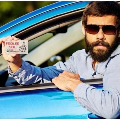 🔥LAST DAY 49% OFF- You Park Like An A - hole Bad Parking Prank Cards Look Like $50 Money from a Distance