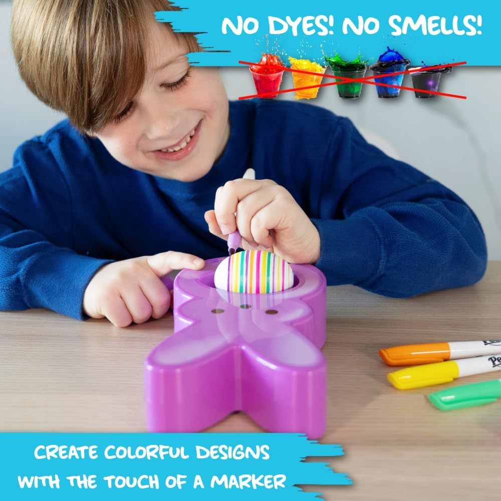 🐰 The Spinning Egg Decorator – Peeps Bunny Edition