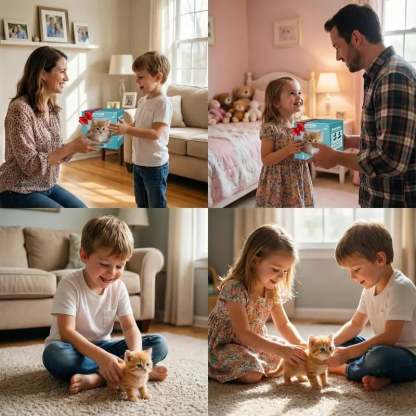 🔥HOT SALE 49% OFF ✨Interactive Robot Kitten - Cute Pet Toy Gift for Kids & Adults