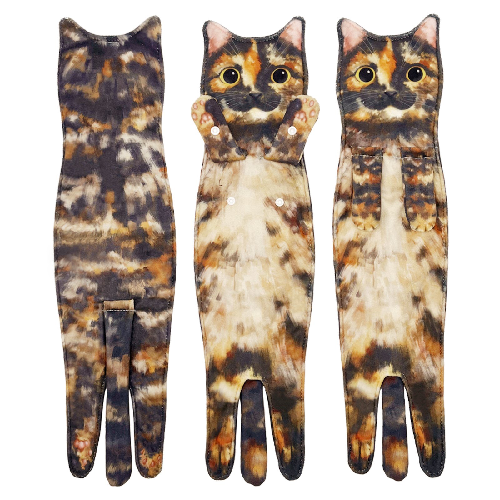 🎅 Funny Cat Hand Towels