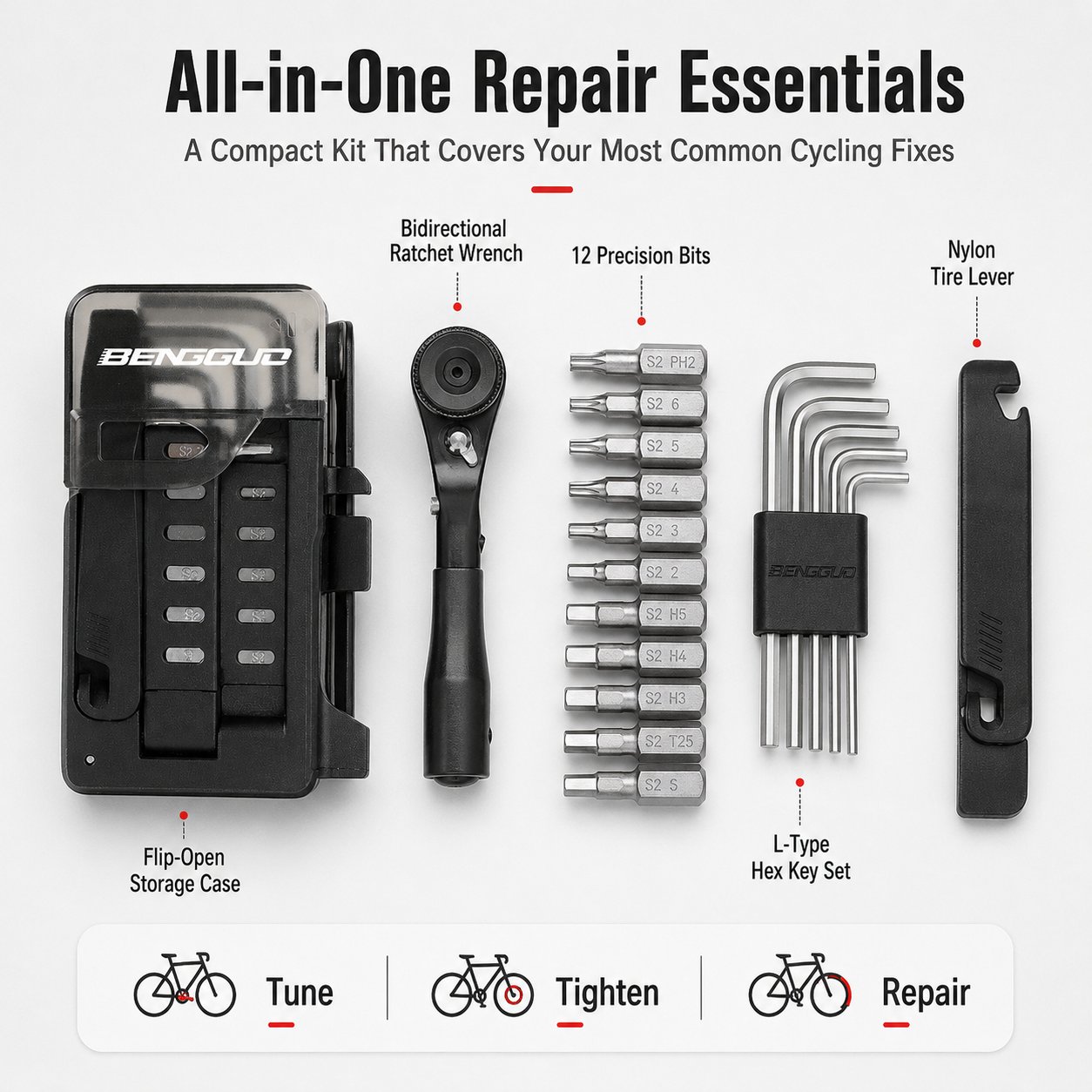 🚴 Pocket-Sized Bike Repair Tool Kit | Never Get Stranded Mid-Ride Again!