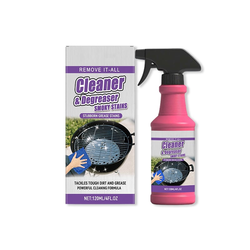 🔥120ML BBQ Non-toxic, Heavy Duty, No Residue Grill Cleaner Degreaser Spray