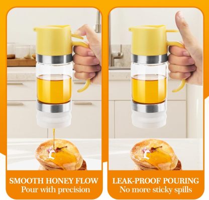 No Drip No Mess Leak-Free Honey Dispenser