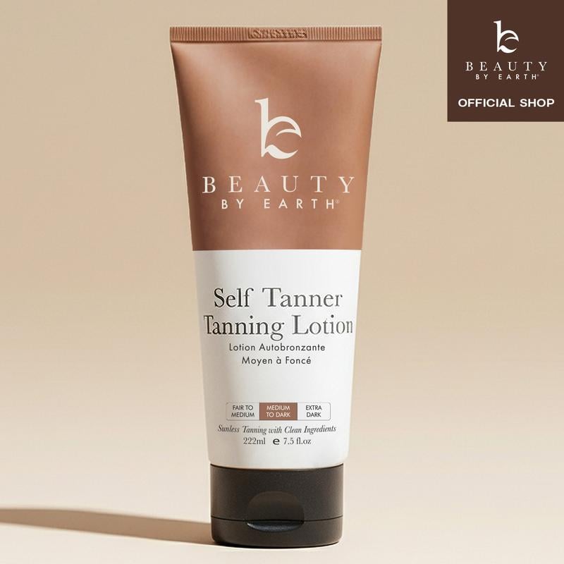 🌞 Get the Ultimate Sunless Glow – 49% OFF – ✨ Beauty by Earth Self Tanner Lotion – For a Natural, Streak-Free Tan