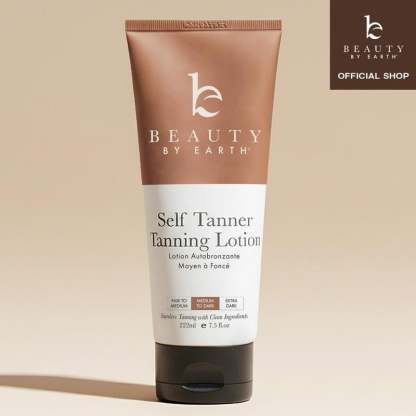 🌞 Get the Ultimate Sunless Glow – 49% OFF – ✨ Beauty by Earth Self Tanner Lotion – For a Natural, Streak-Free Tan