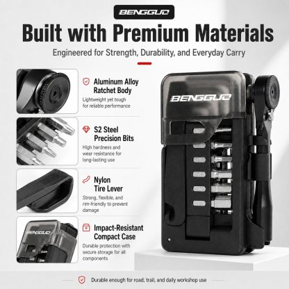 🚴 Pocket-Sized Bike Repair Tool Kit | Never Get Stranded Mid-Ride Again!