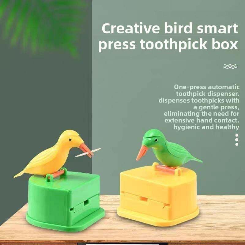 Bird Toothpick Holder Box