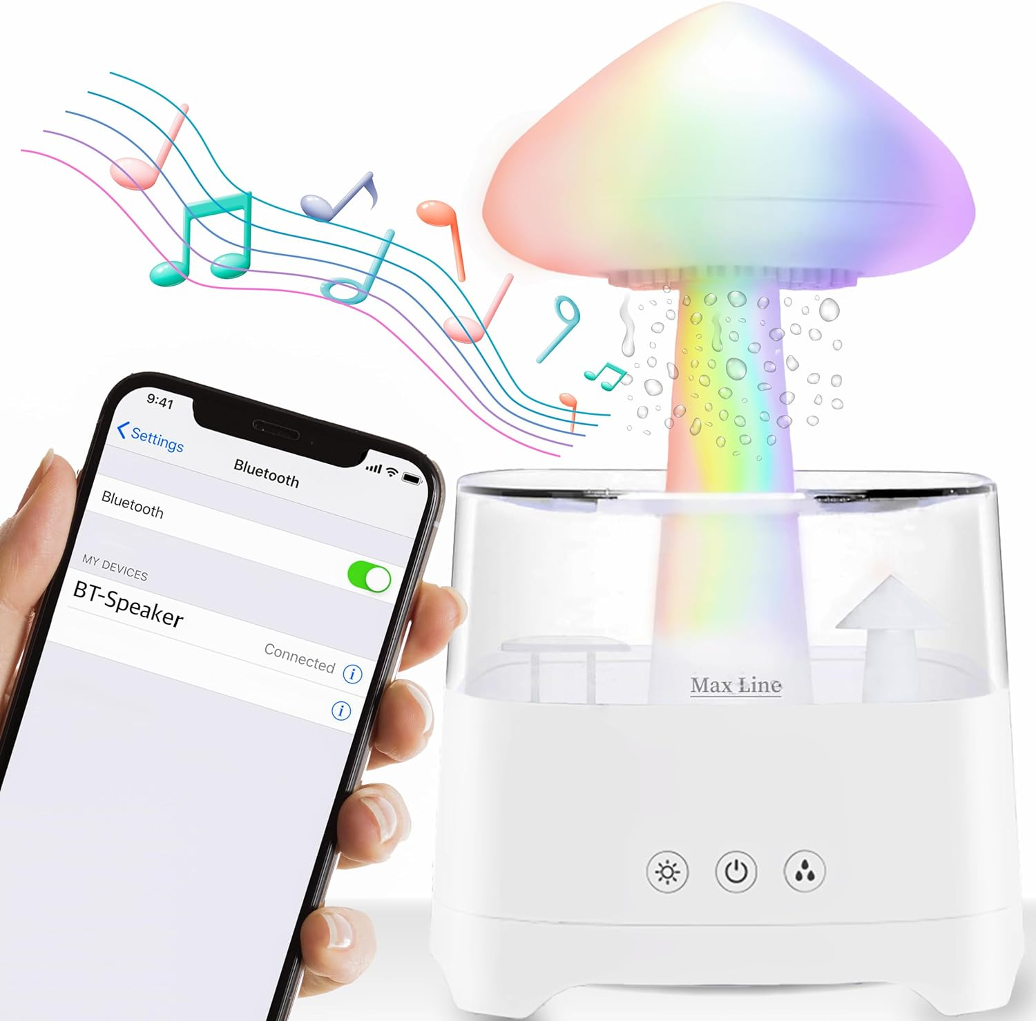 Ping-Tong® Bluetooth Speaker Sleep Aid Aromatherapy Humidifier