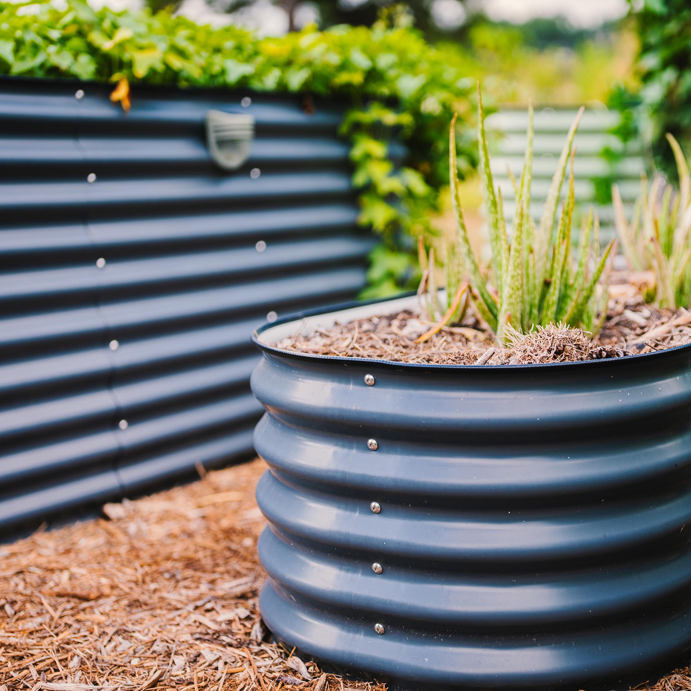 32" Extra Tall 6 In 1 Modular Metal Raised Garden Bed Kit