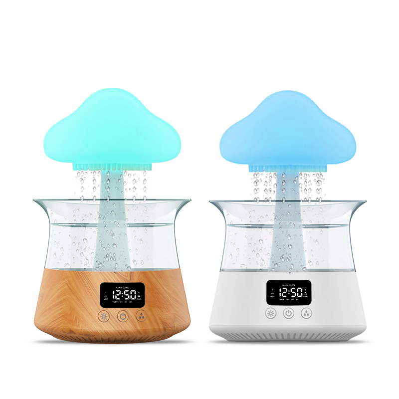 Ping-Tong® Sleep Aid Aromatherapy Diffuser Humidifier Digital Display Alarm Clock
