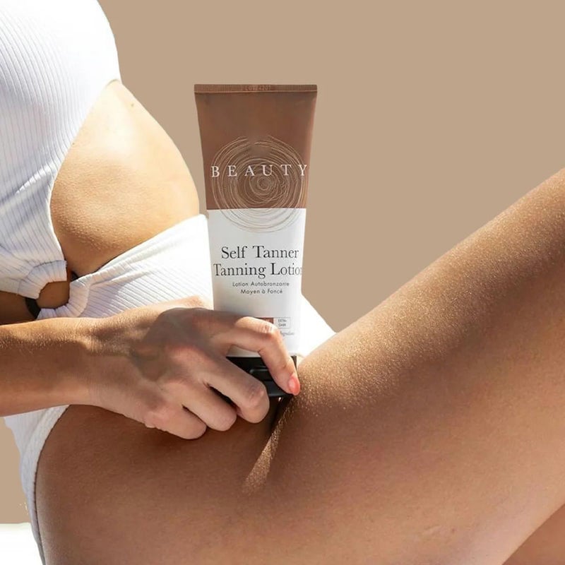 🌞 Get the Ultimate Sunless Glow – 49% OFF – ✨ Beauty by Earth Self Tanner Lotion – For a Natural, Streak-Free Tan