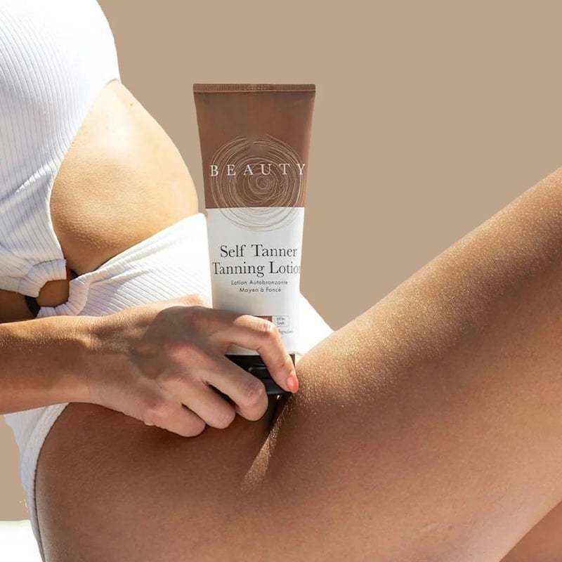 🌞 Get the Ultimate Sunless Glow – 49% OFF – ✨ Beauty by Earth Self Tanner Lotion – For a Natural, Streak-Free Tan