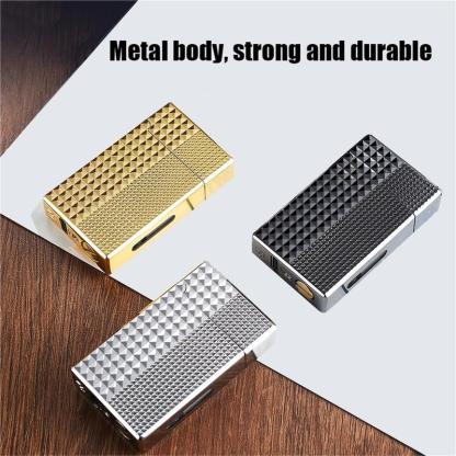 🔥 Voice-Activated Metal Windproof Lighter | 4 Smart Ignition Modes & USB Rechargeable