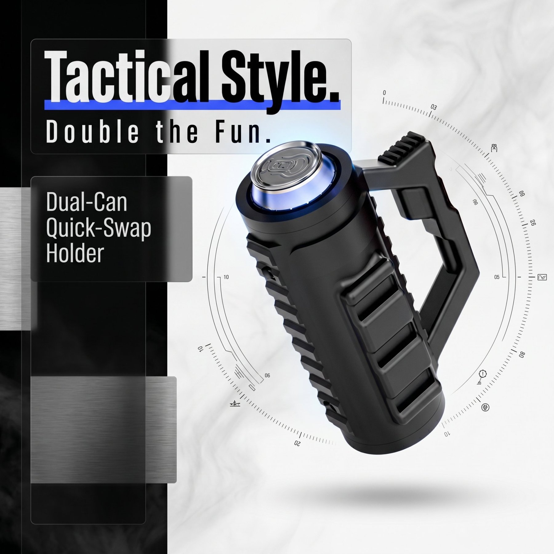 Tactical Assault Beverage Vest — 2026 Military-Grade 600D Nylon Can Cooler with MOLLE System & Adjustable Straps (49% OFF)