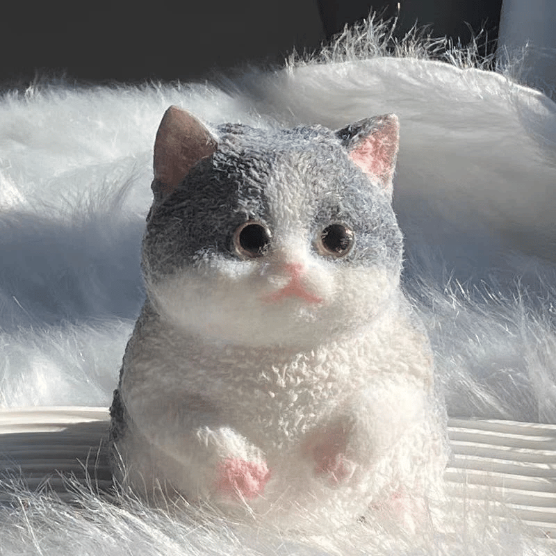 Handmade Kitten Squeeze Relax Stress Release Toy
