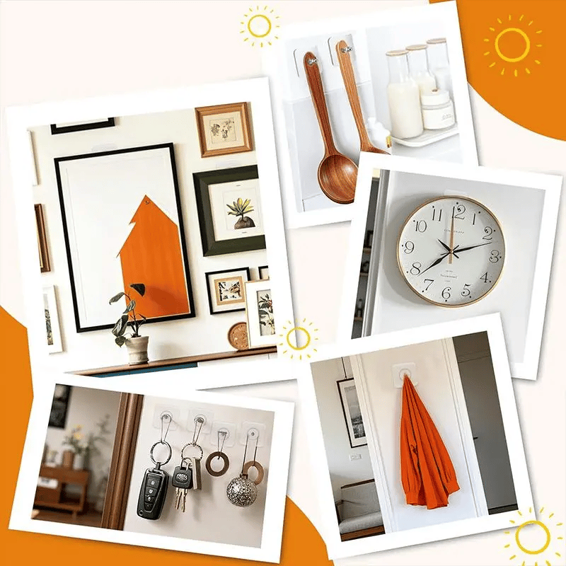 ⚡Drill Free Adhesive Hooks