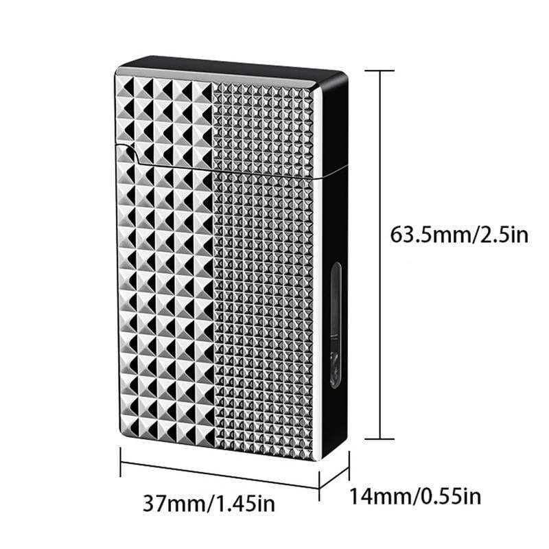 🔥 Voice-Activated Metal Windproof Lighter | 4 Smart Ignition Modes & USB Rechargeable