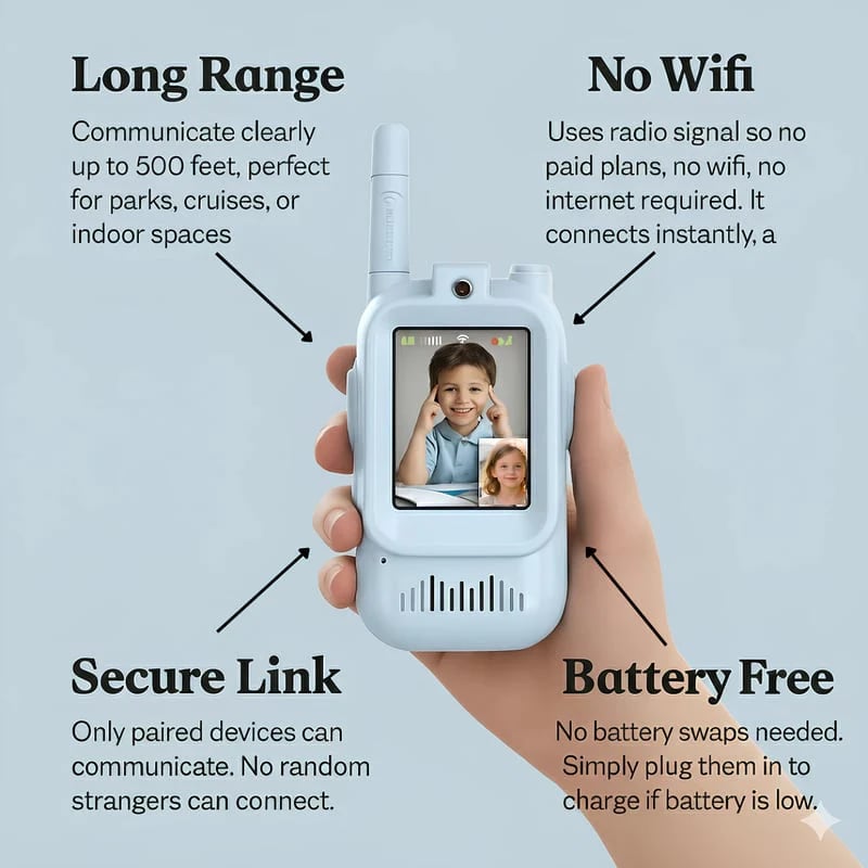 Parent&ndash;Child Walkie Talkie &ndash; Stay Connected Anytime!