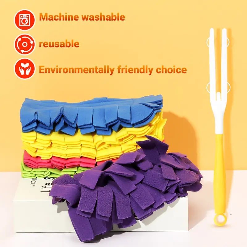 ✨ 360° Electrostatic Duster Kit with Handle & Refills🏠Sustainable Choice for a Dust-Free Home