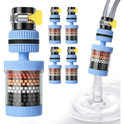 Multi-Stage Faucet Water Purifier – 6-Layer Tap Filter with Easy Install