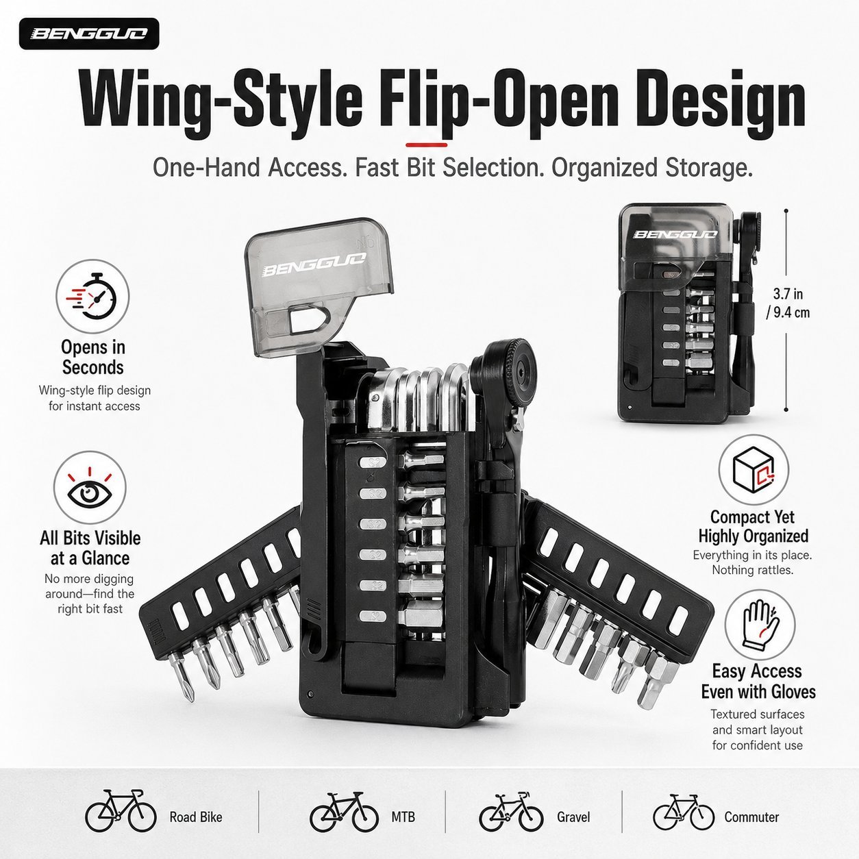 🚴 Pocket-Sized Bike Repair Tool Kit | Never Get Stranded Mid-Ride Again!