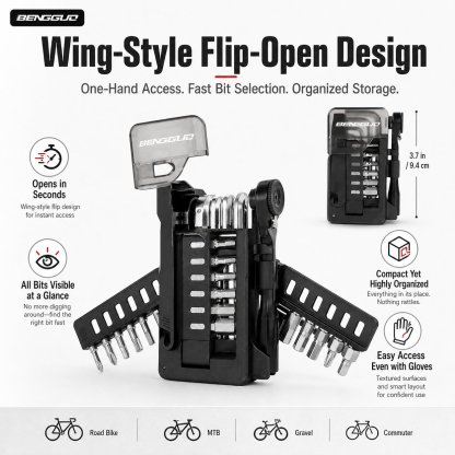 🚴 Pocket-Sized Bike Repair Tool Kit | Never Get Stranded Mid-Ride Again!