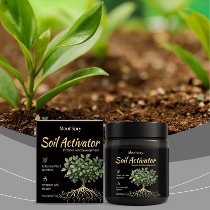Soil Revitalizer , Concentrated Humic Acid Formula for Lawn & Garden Plant Food Enhancer Yields
