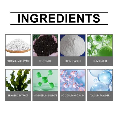 Soil Revitalizer , Concentrated Humic Acid Formula for Lawn & Garden Plant Food Enhancer Yields