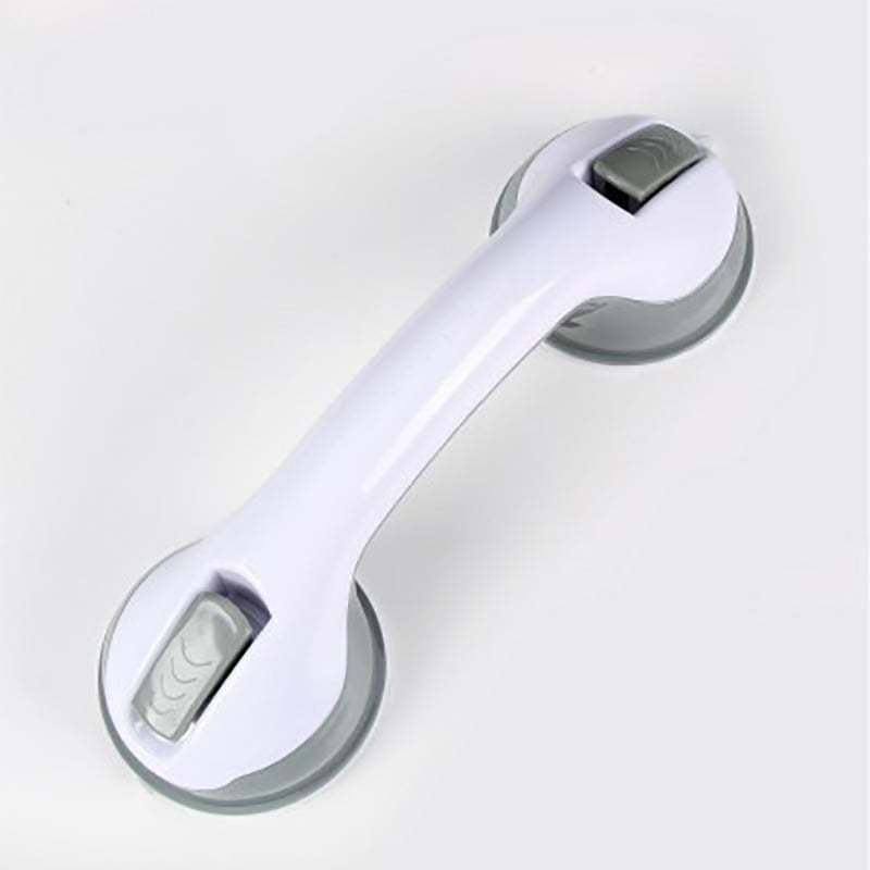 16 Inch No Drilling Suction Cup Removable Bathroom Safety Handrail | Waterproof Anti-Slip Shower Grab Bar & Bathtub Grip