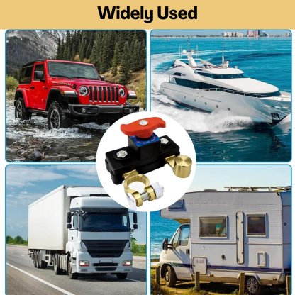 Car Battery Cut Off Switch – 12V/24V Power Disconnect Device for Vehicle Safety, Stable Transmission High Conductivity