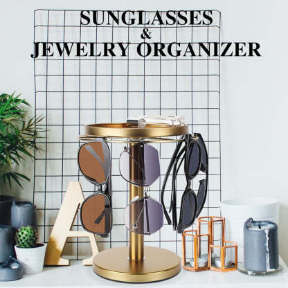 Rotating glasses stand