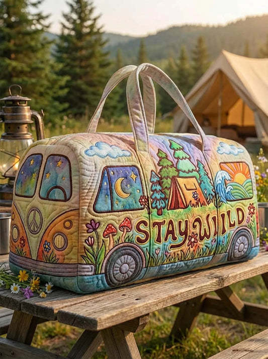 🔥LAST DAY 50% OFF✨Hippie Van Quilted Duffle Bag