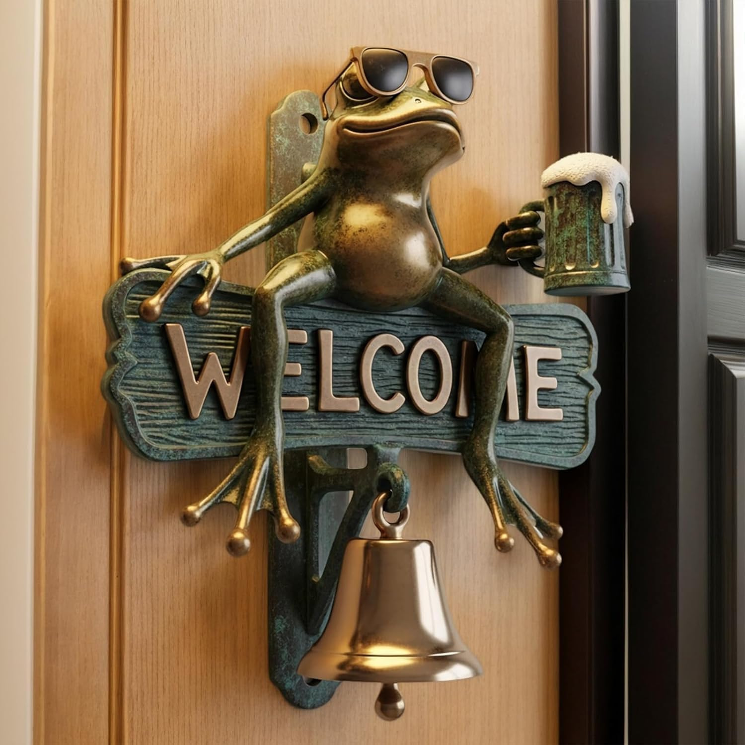 🐸Halloween Chill Frog WELCOME Doorbell