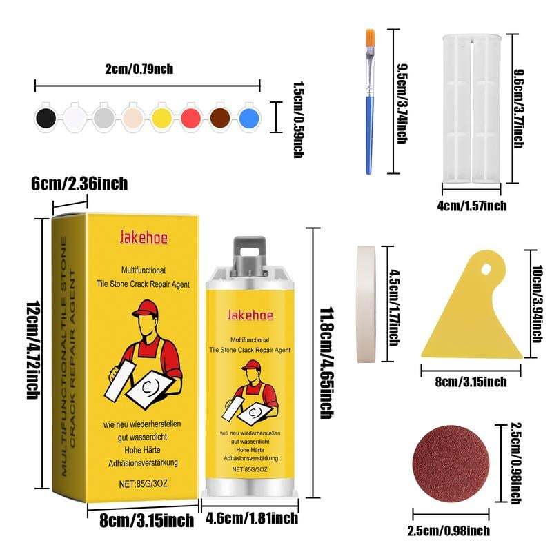 🔥LAST DAY 50% OFF - 🔧Quick-Drying Tile Repair Glue - Complete Tool Kit for DIY – Fix Cracks Permanently in Minutes!✨