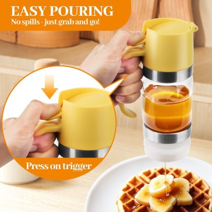 No Drip No Mess Leak-Free Honey Dispenser