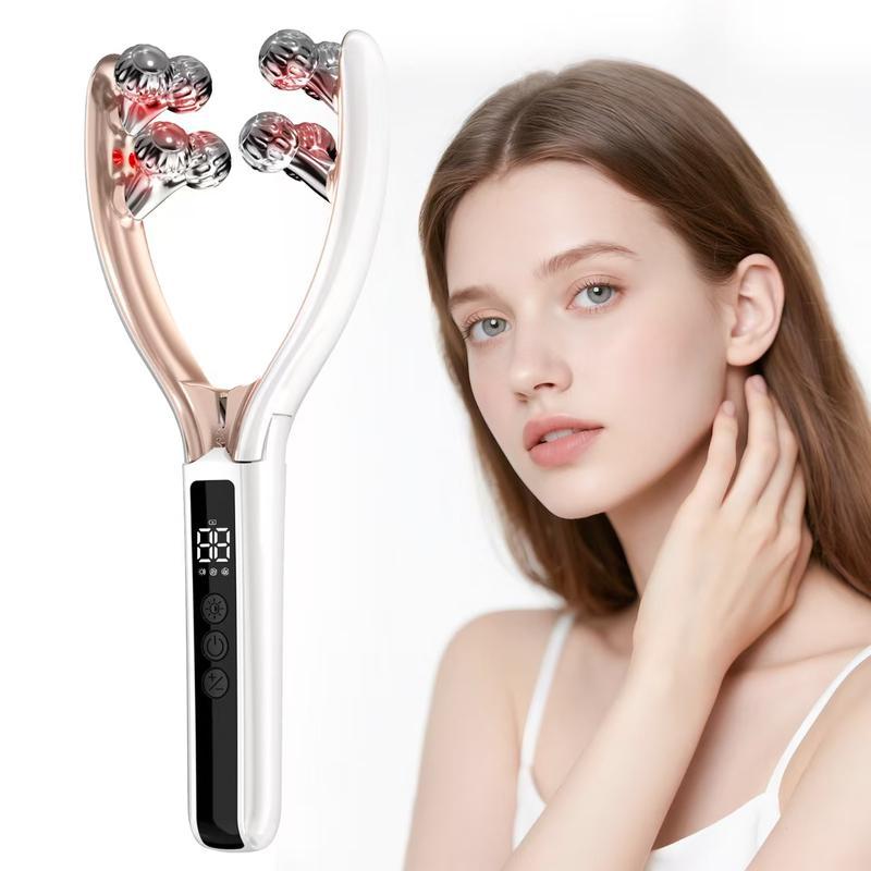 ✨Portable Rechargeable Wireless Facial Massager —Effectively reduces puffiness and improves blood circulation