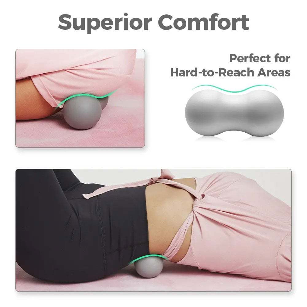 🎁Last Day Promotion 49% OFF🔥Peanut Massage Ball for Trigger Point Therapy, Deep Tissue Back Relief & Myofascial Release