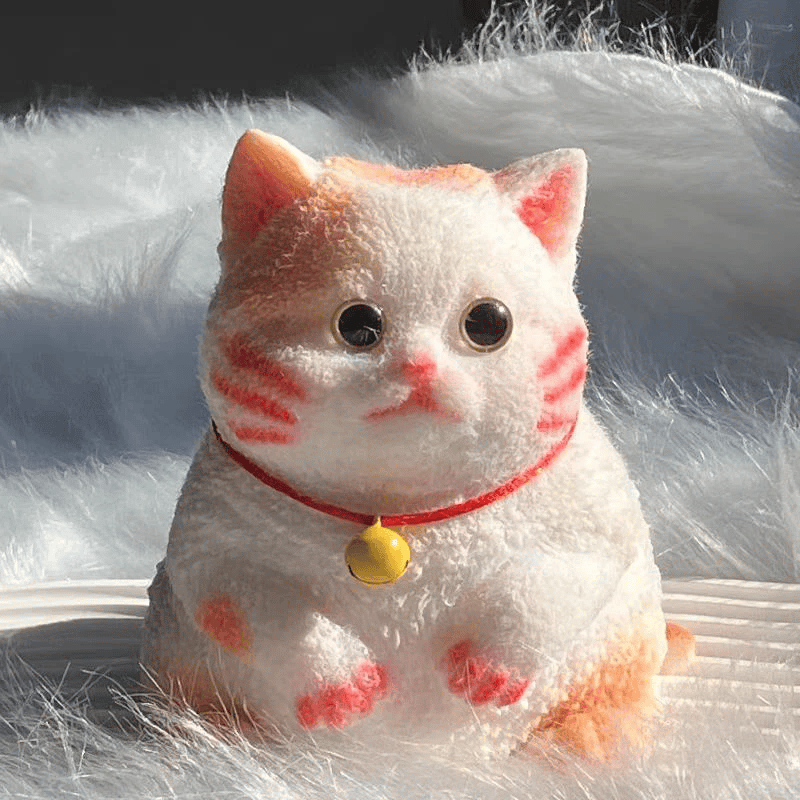 Handmade Kitten Squeeze Relax Stress Release Toy