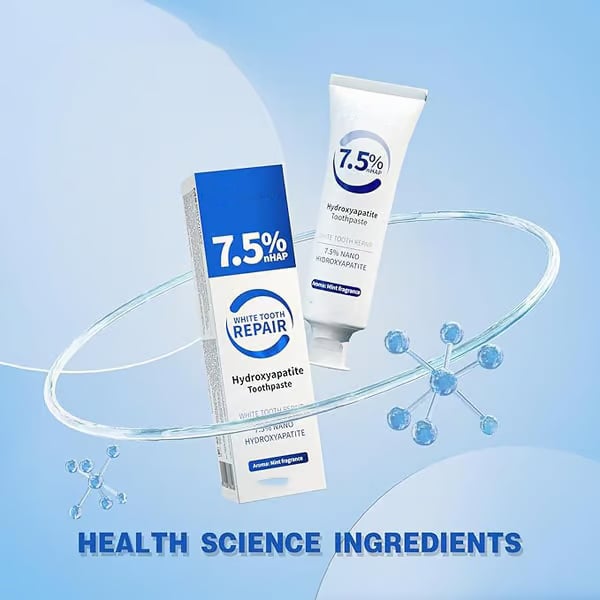 Fluoride-Free Hydroxyapatite Toothpaste  | Breath Freshening |Effective whitening