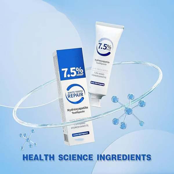 Fluoride-Free Hydroxyapatite Toothpaste  | Breath Freshening |Effective whitening