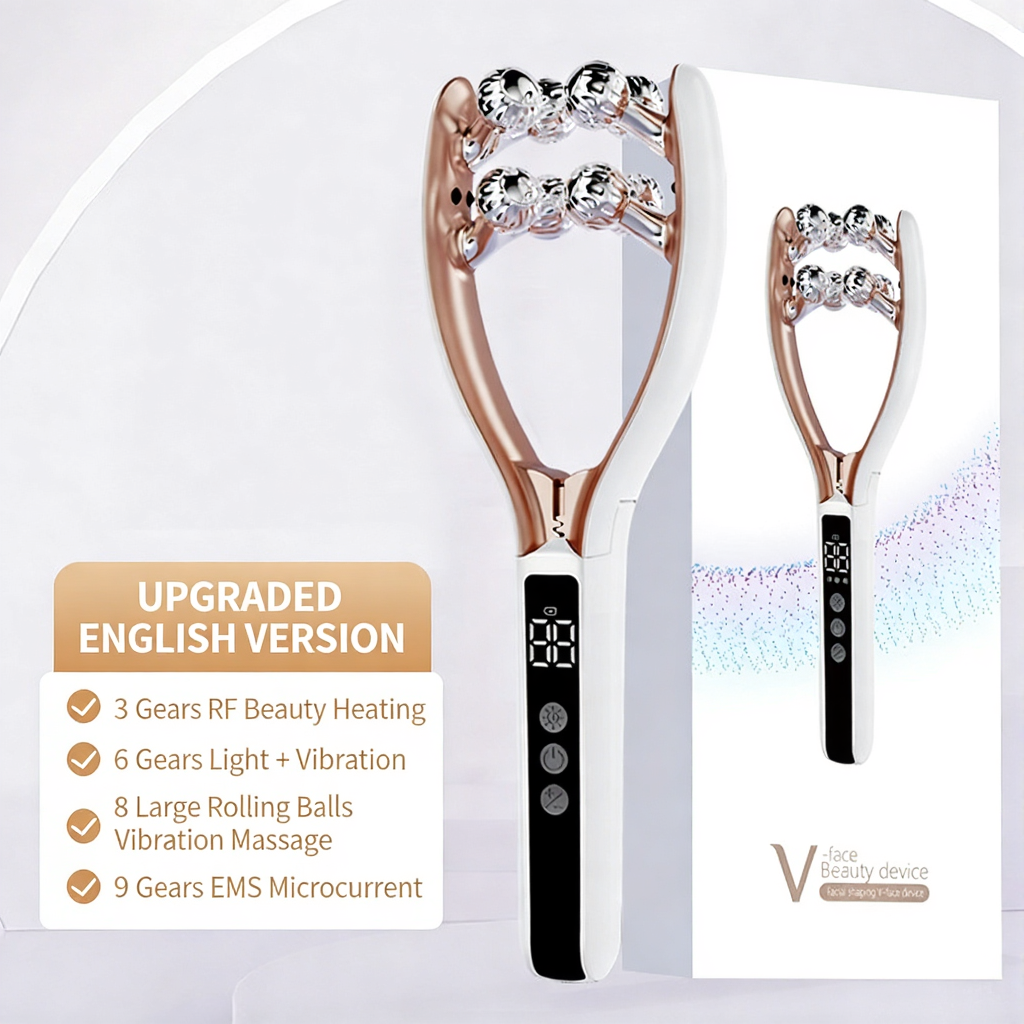 ✨ Portable Rechargeable Wireless Facial Massager – Refresh & Revitalize 💆‍♀️