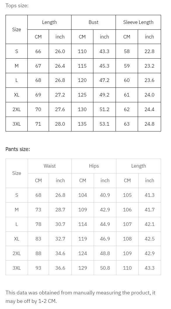 Women's casual long sleeve pants sweatshirt trousers 2-piece set