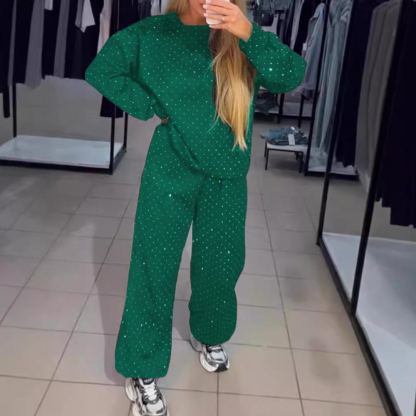 Women's casual round neck long sleeve