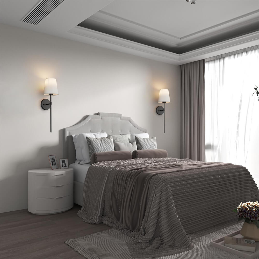 Wireless Fabric Wall Light