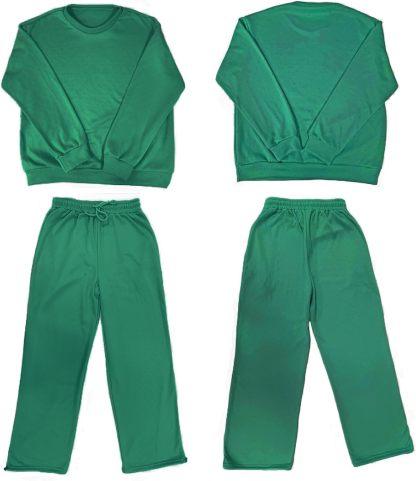 Women‘s 2 Piece Sweatsuits Glitter Sequin Long Sleeve Crewneck Trendy Tracksuits Casual Comfy Fall Lounge Sets