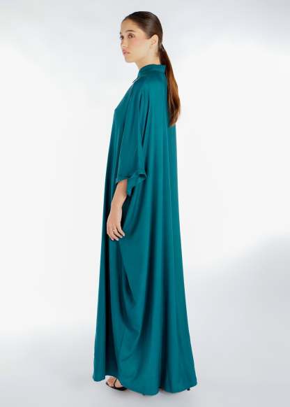 Shirted Kaftan Emerald Green - Final Sale