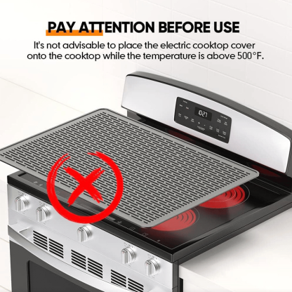 🔥Last Day 50% OFF-⏳500°F/220°C Heat-Resistant Silicone Stove Cover Mat & Utensils