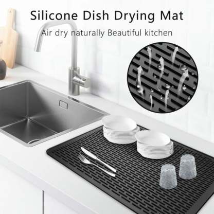 🔥Last Day 50% OFF-⏳500°F/220°C Heat-Resistant Silicone Stove Cover Mat & Utensils