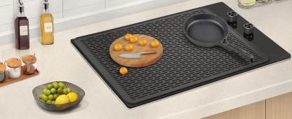 🔥Last Day 50% OFF-⏳500°F/220°C Heat-Resistant Silicone Stove Cover Mat & Utensils