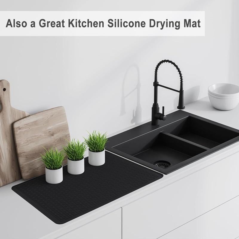 🔥Last Day 50% OFF-⏳500°F/220°C Heat-Resistant Silicone Stove Cover Mat & Utensils